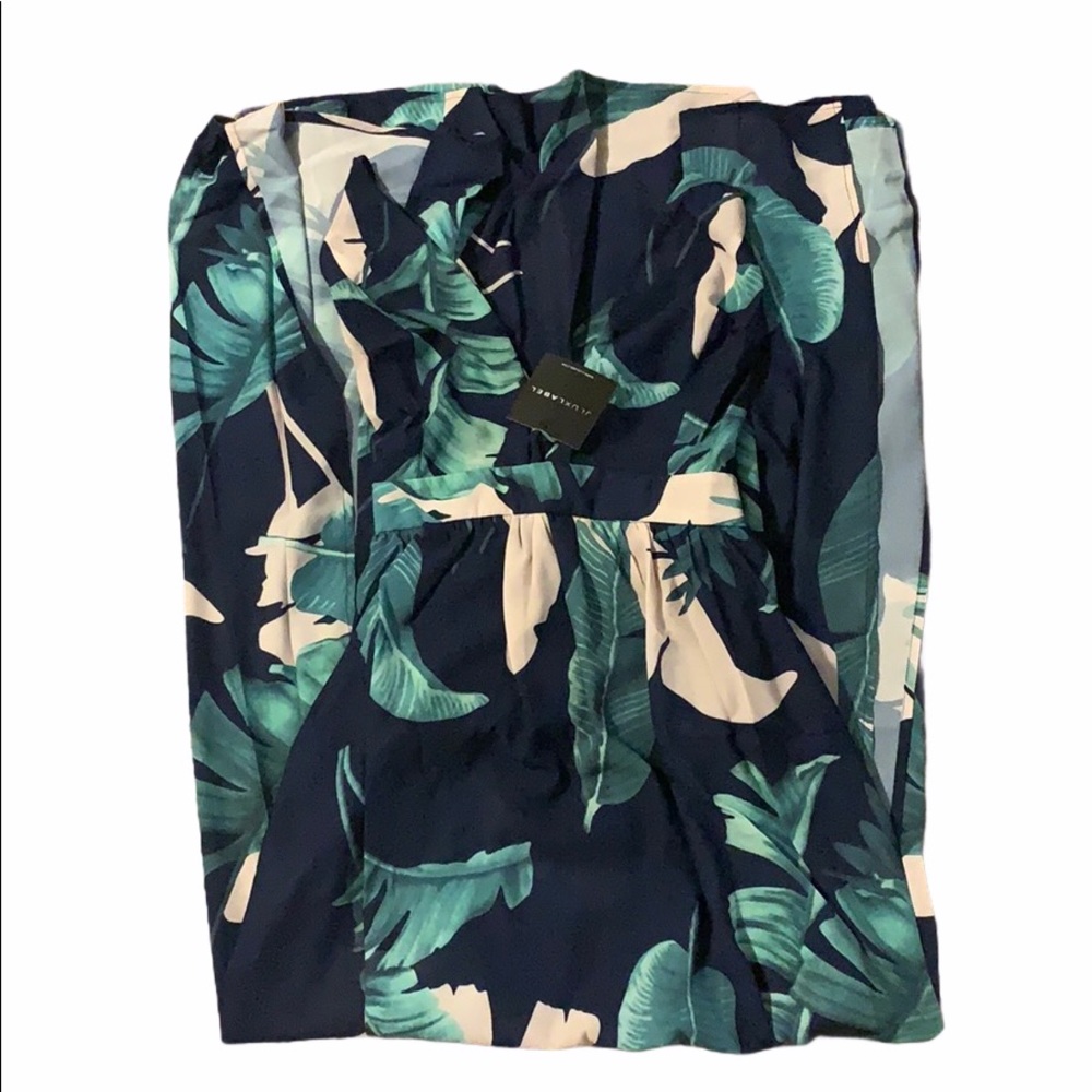 NWT JLUXLABEL Navy Lilian Floral Print Maxi Dress